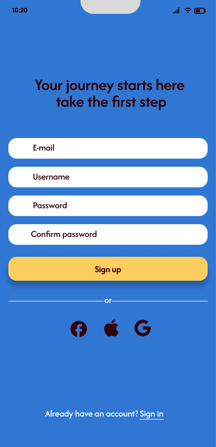Aato — Login