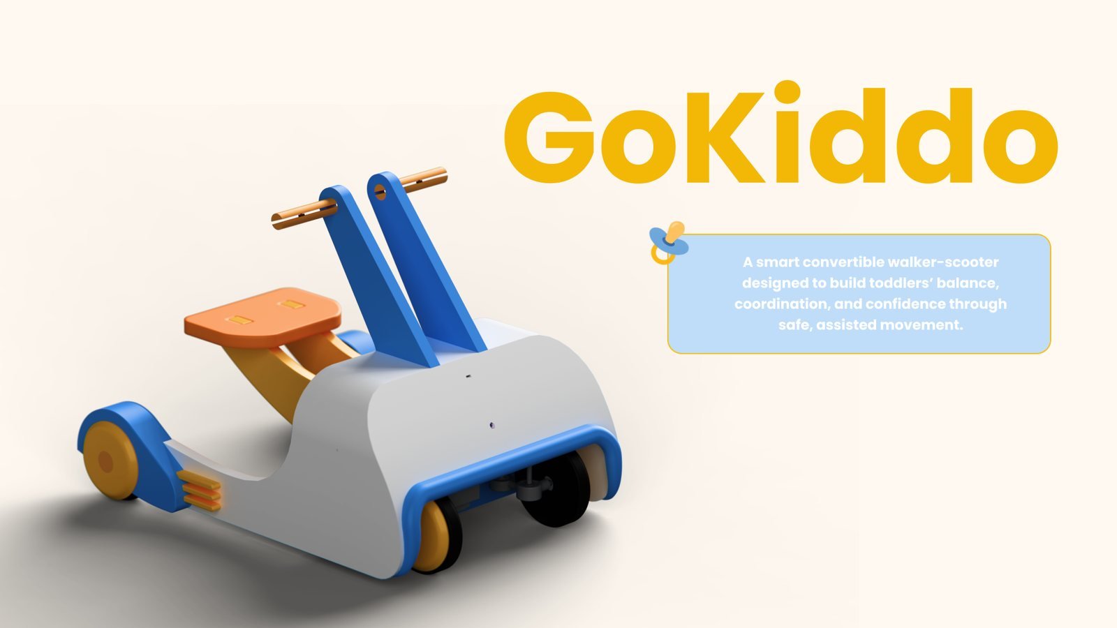 GoKiddo: Title and product render
