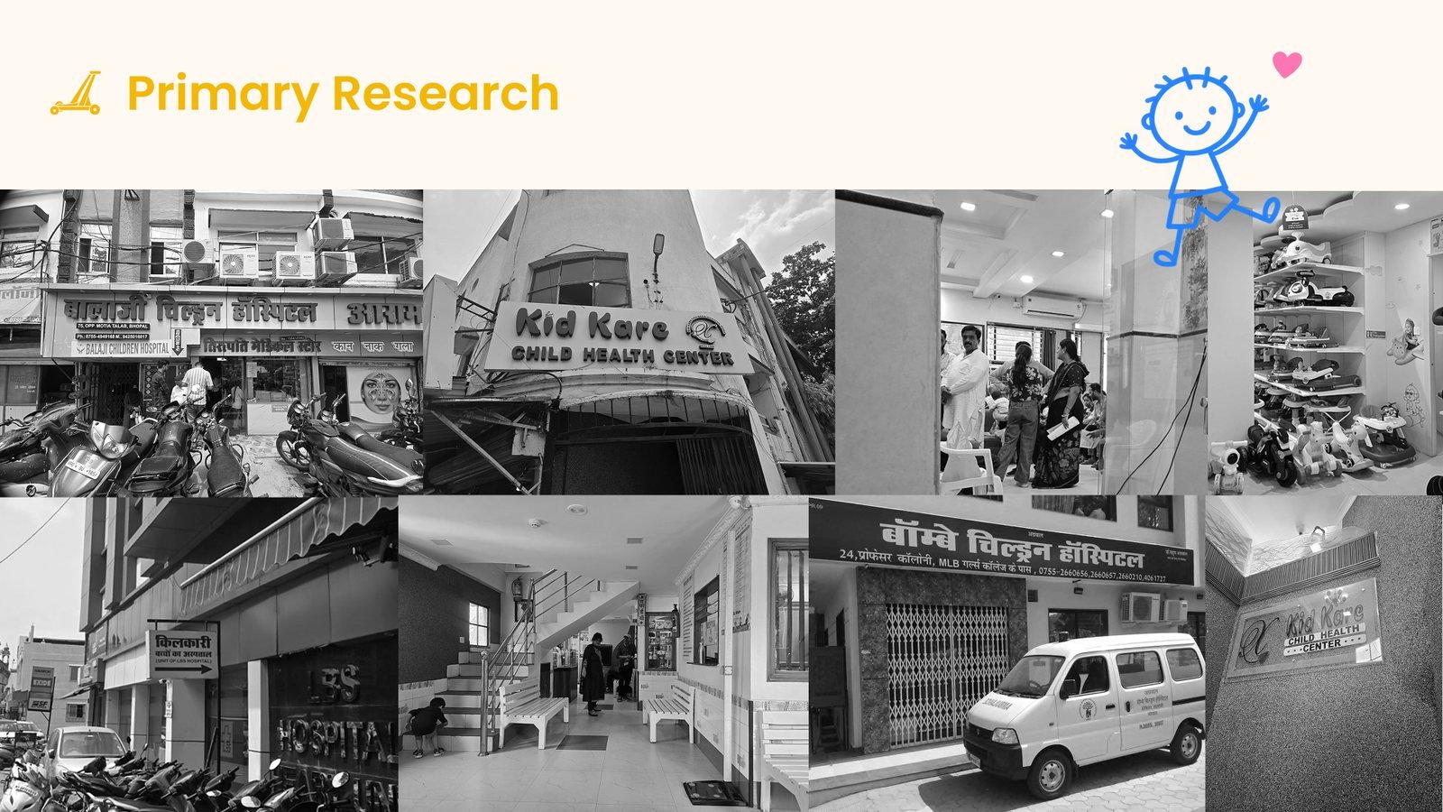 GoKiddo: Primary research at child health centres