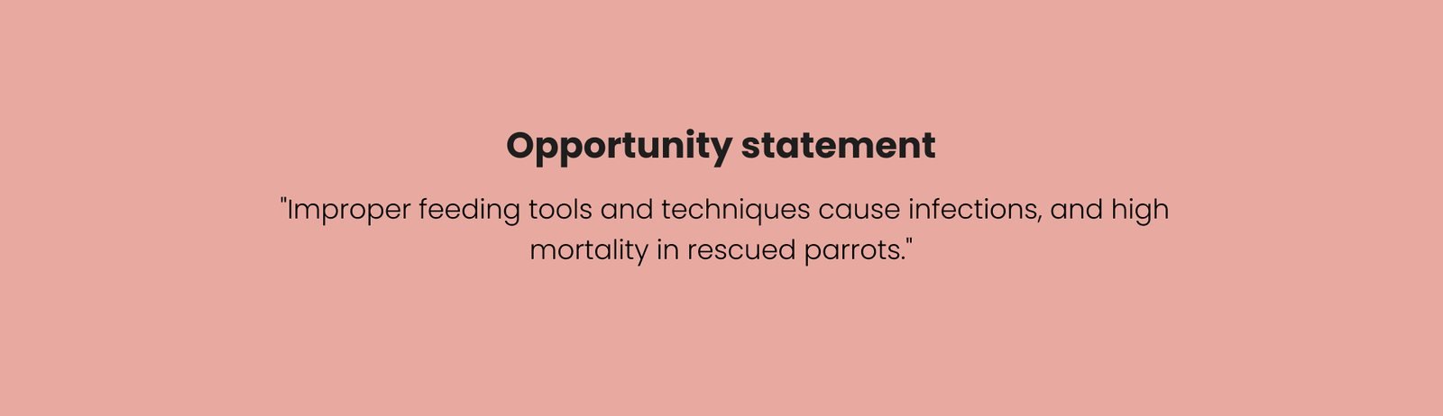 Tiny Tummies: Opportunity statement